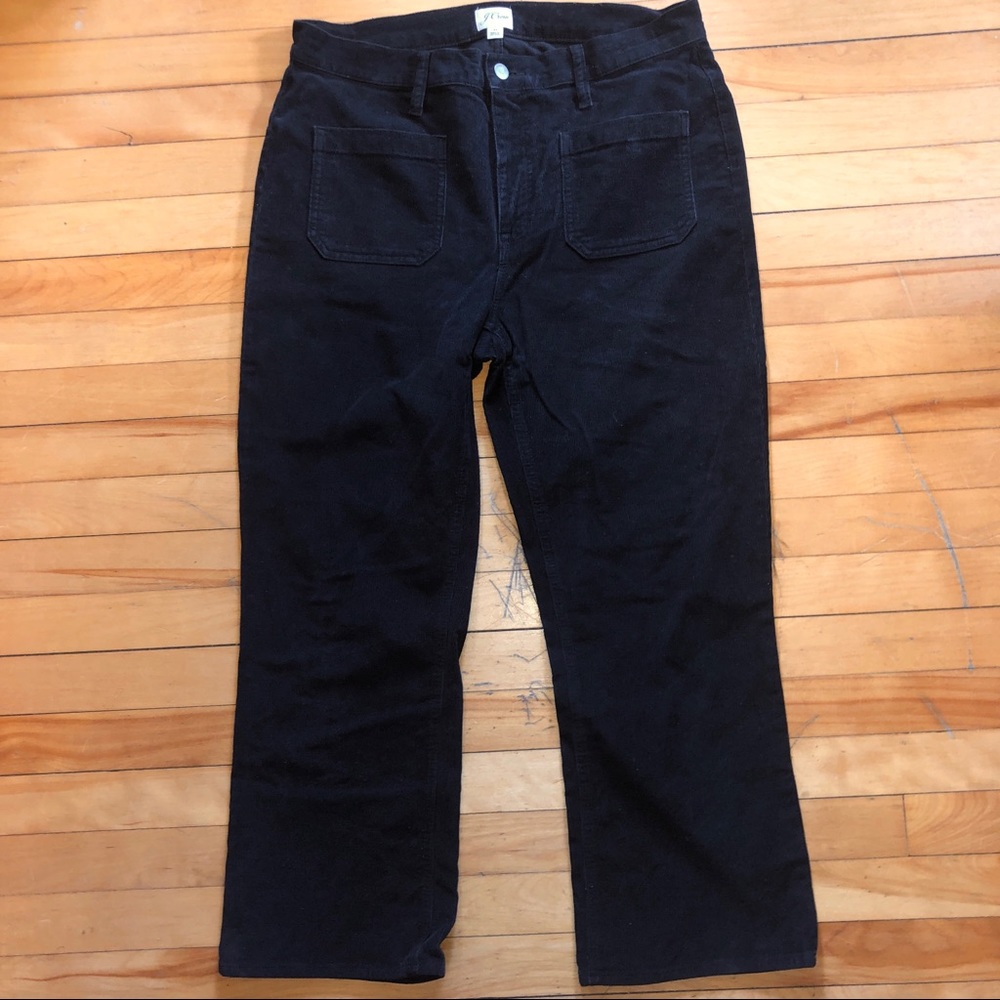 J. Crew Billie Boot Demi Crop corduroy patch pocket pants